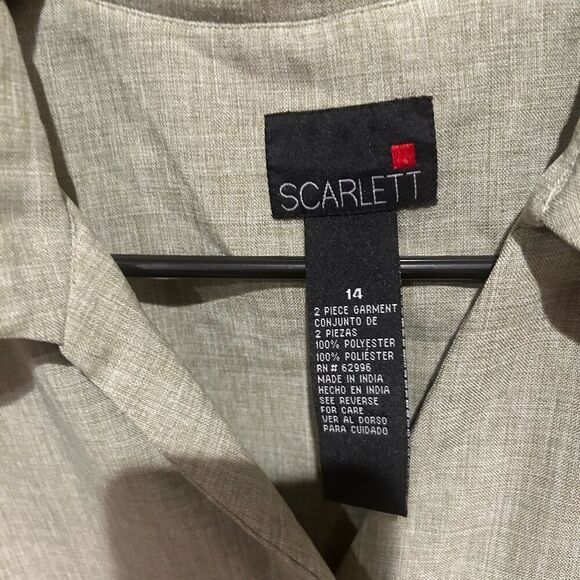 Scarlett vintage blouse short sleeve size 14 - Picture 4 of 7